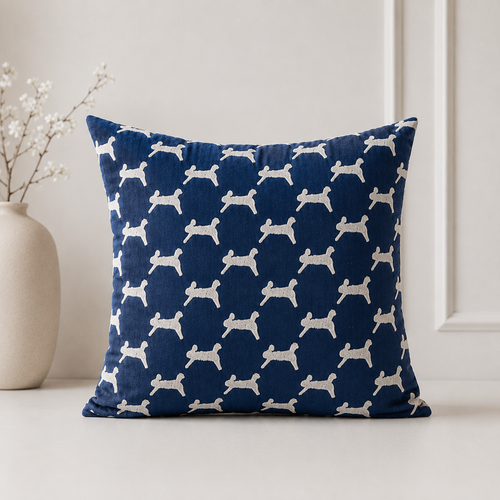 Coastal Cottage Collection Square Pillow - Harbor Hounds