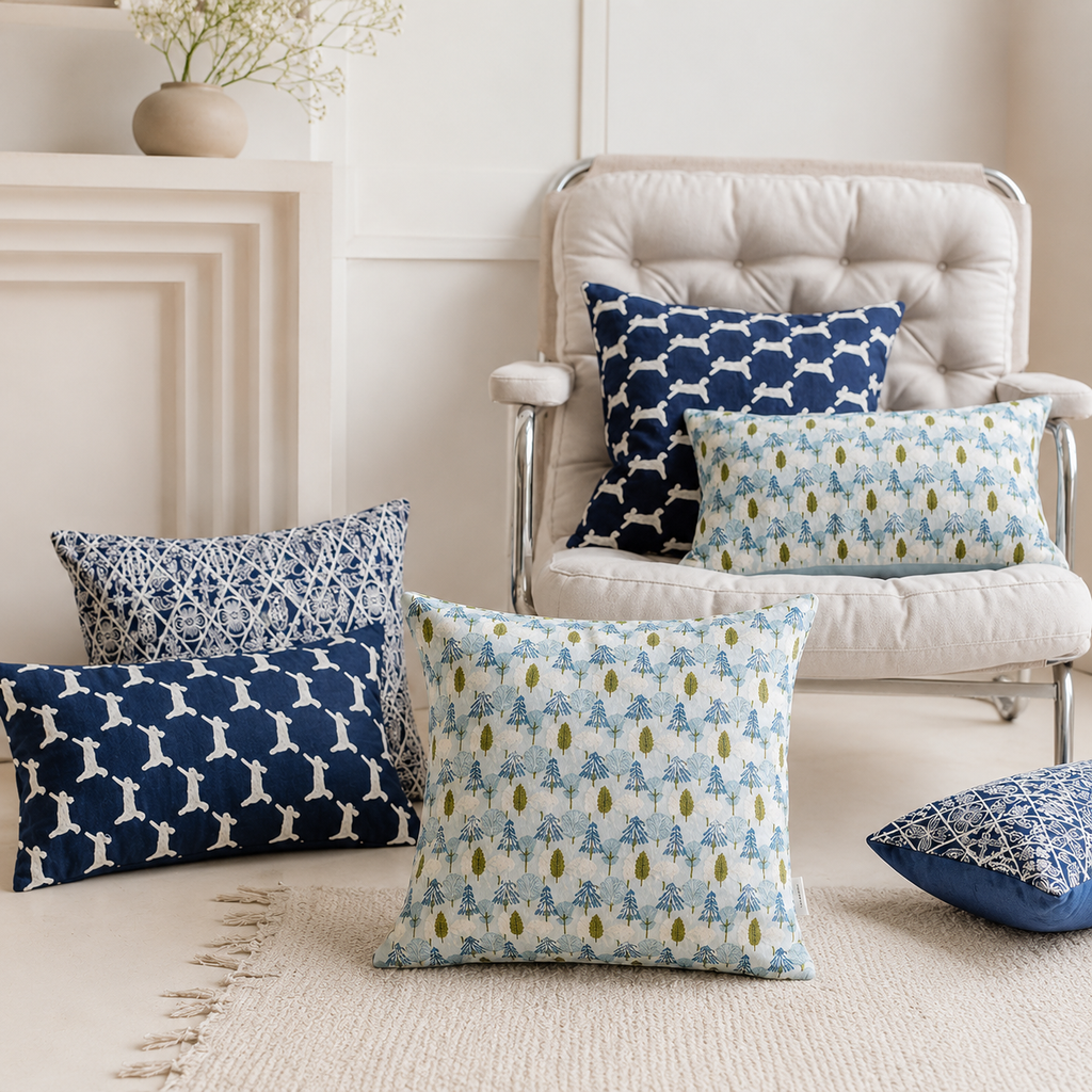 Coastal Cottage Collection Square Pillow - Seaside Pines