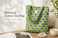 Eighty Living™ Botanical Collection - Blue Blossom Botanical Tote Bag
