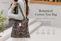 Eighty Living™ Botanical Collection - Rosewood Garden Tote Bag