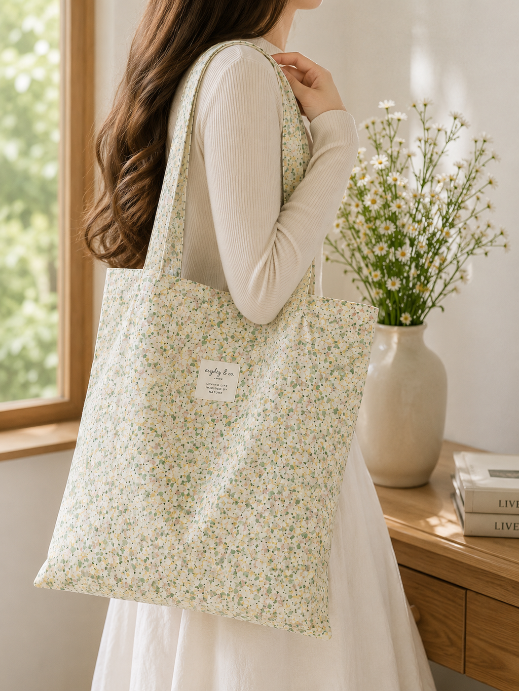Eighty Living™ Botanical Collection - Meadow Mist Tote Bag
