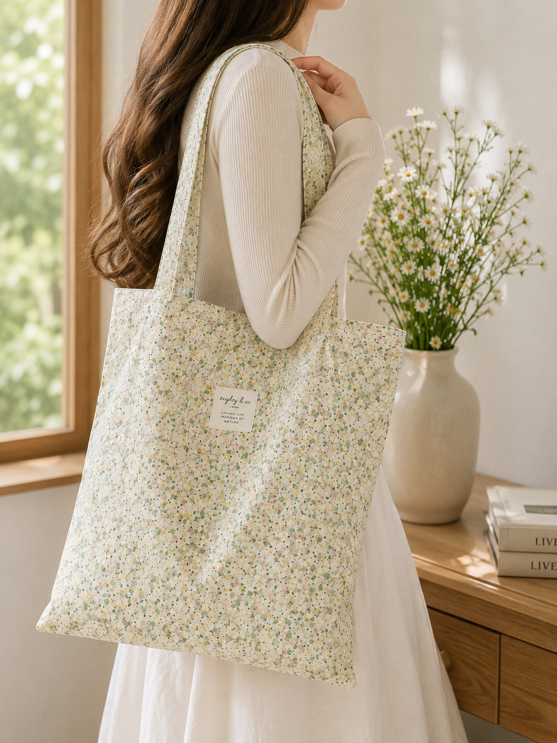 Eighty Living™ Botanical Collection - Meadow Mist Tote Bag