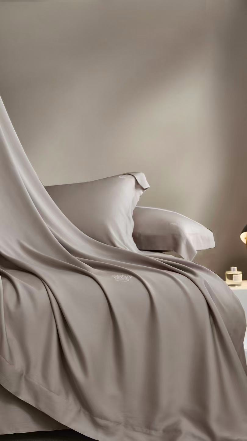 Luxury TENCEL™ Lyocell Bedding Set – Laken Taupe  Silky Soft • Breathable • Effortless Elegance