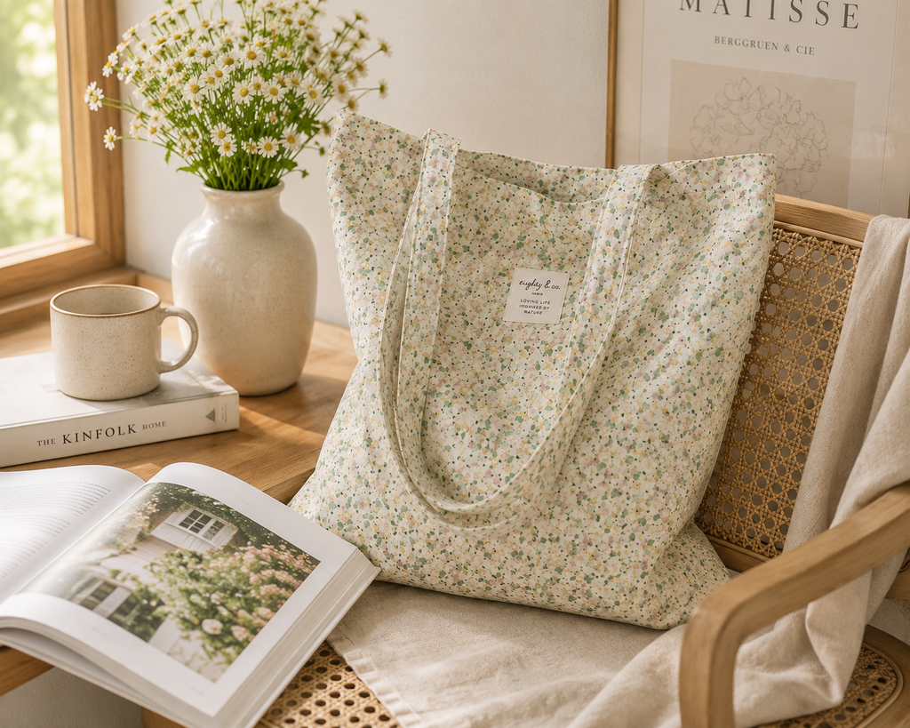 Eighty Living™ Botanical Collection - Meadow Mist Tote Bag
